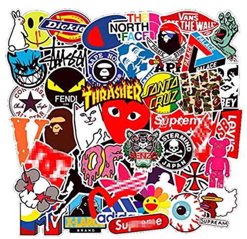 Brand Stickers, 101 Pcs Vinyl Waterproof Stickers, for Laptop, Luggage, Car, Skateboard, Motorcycle, Bicycle Decal Graffiti Patches (Stickers - 3)