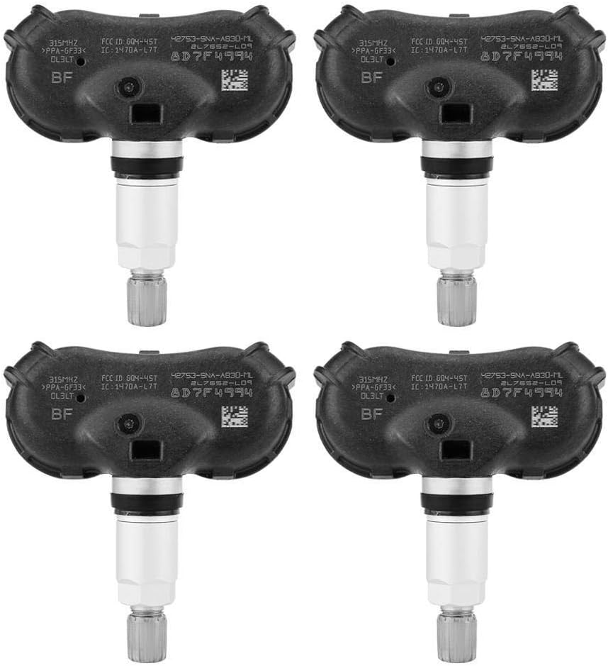 Broco 4pcs Car TPMS Tire Pressure Monitoring Sensor for Honda CRZ Insight Odyssey Element Civic
