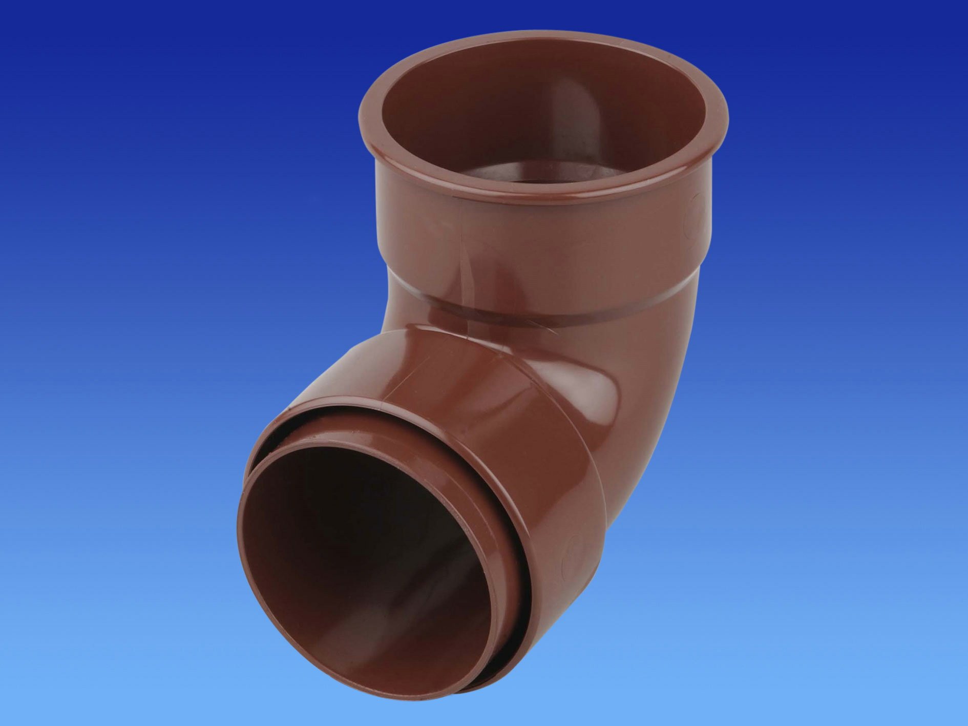 Wavin OSMA Roundline Pipe Bend 87.5 deg Brown 0T161n