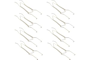 MroMax Plate Hanger 12.01" W Type Stainless Steel Plate Hangers Invisible Wall Hooks for Walls Compatible Decorative Plates H