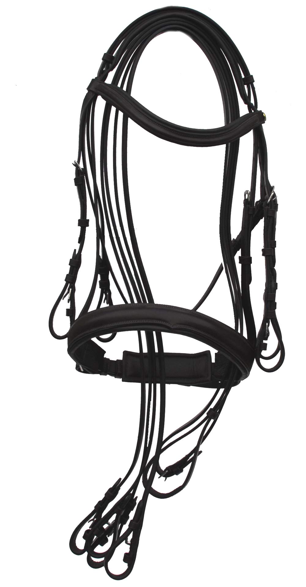 Rhinegold Anatomic Double Bridle - Cob - Havana