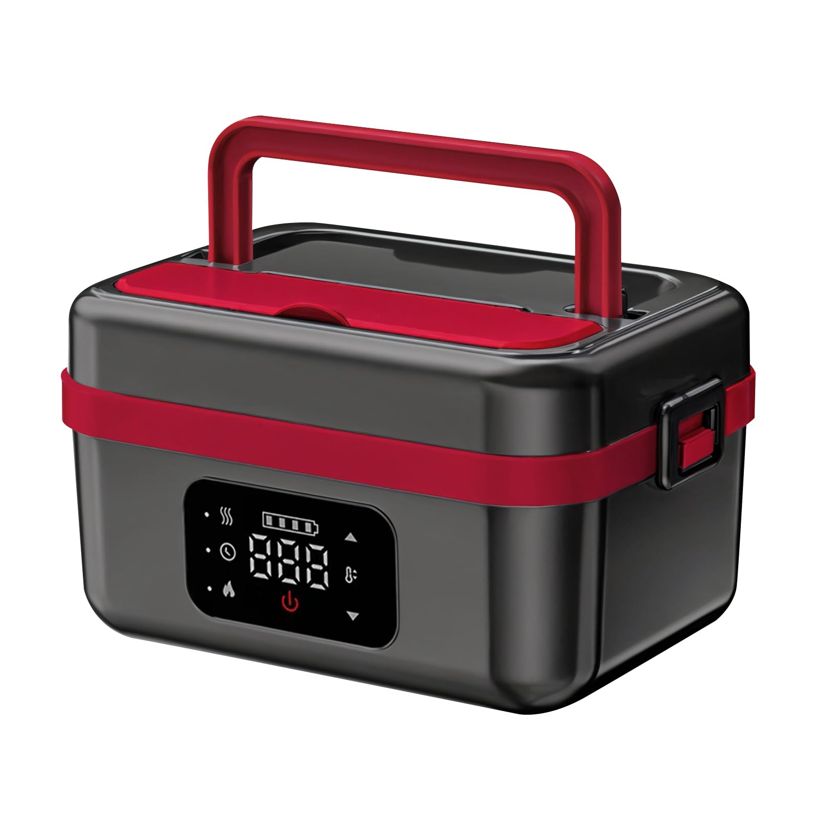 Photo 1 of ***MISSING PARTS***

HASDSAGY Upgraded Cordless Electric Lunch Box, 1L Rechargeable Heated Lunch Box Battery Powered Stainless Steel Self-Heating Food Warmer Gift for Indoor Outdoor Work Office Camping Travel