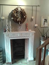 Amazon.de: Romantische Kaminumrandung, Wandverzierung, Kaminrand, Kamin