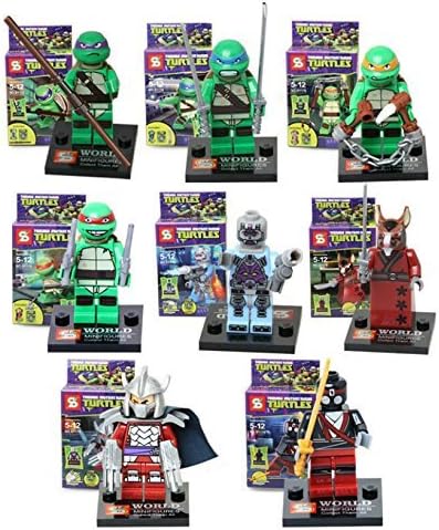 NW 8pcs/set Building Bricks Blocks Sets Toys(with out original box)