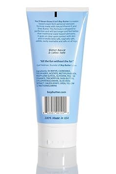 Boy Butter H2O Lube Tube Transparent 6oz