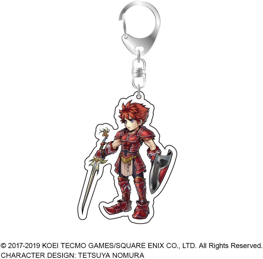 Square-Enix Dissidia Final Fantasy Acrylic Keychain Warrior of Light Keyrings, Multicoloured