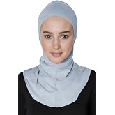 Lina &amp; Lily Modal Jersey Full Coverage Ninja Hijab Undercap with Neck Cover for Muslim Women