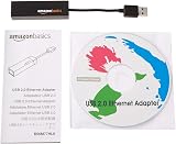 Amazon Basics USB to Ethernet Adapter 10/100 Mbps LAN Network Card RJ45 Black view 6