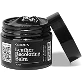 Clyde's™ Recoloring Balm | Non-Toxic Material Dye & Restorer for Furniture, Car Seats, & More | 23 Colors (Black, 50ML)