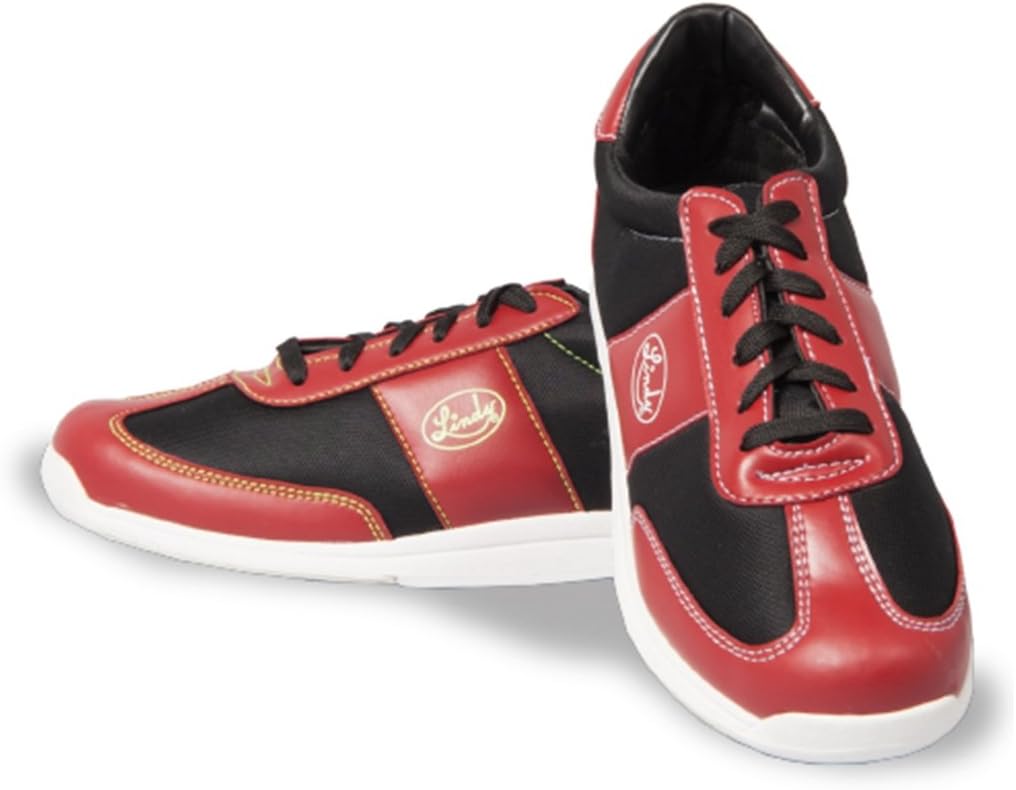 Linds BSSTHAWKUL19448 Bowling Shoes, Red/Black
