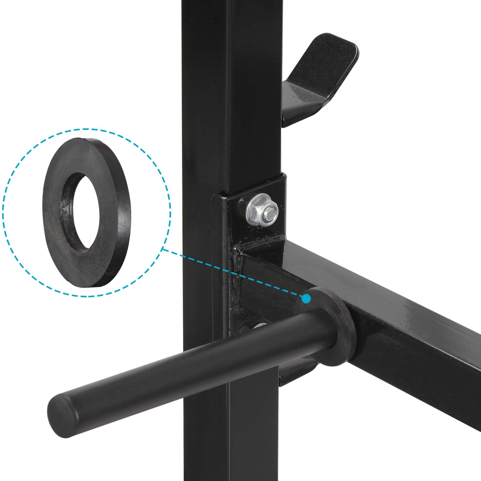 Olympic Weight Plate Barbell Plates Rack Bumper Bar Stand Holder