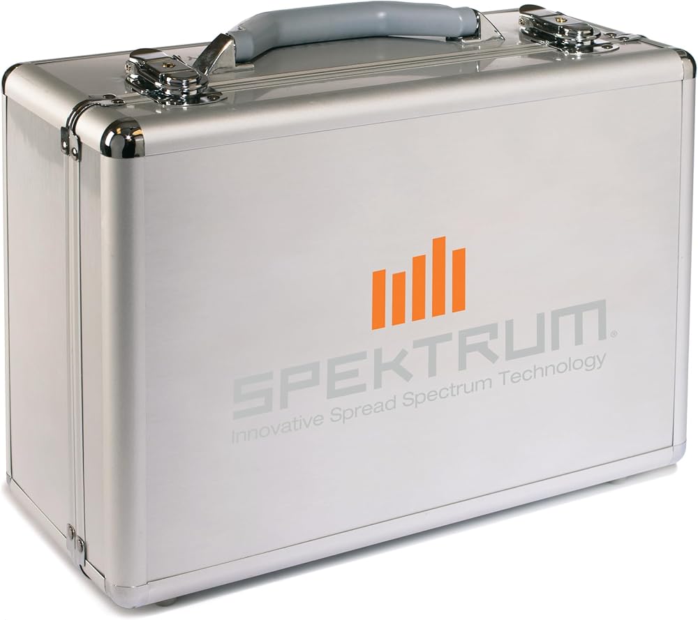 Spektrum Aluminum Surface Transmitter Case Heavy Duty Lockable Foam Interior