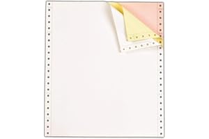 9-1/2 x 11" Dot Matrix Pinfeed Continuous Tractor Feed Computer Paper (3 Part)