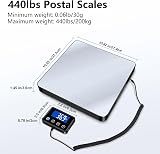 Letron Postal Scales 440lbs/0.35oz High Precision LCD Display view 2