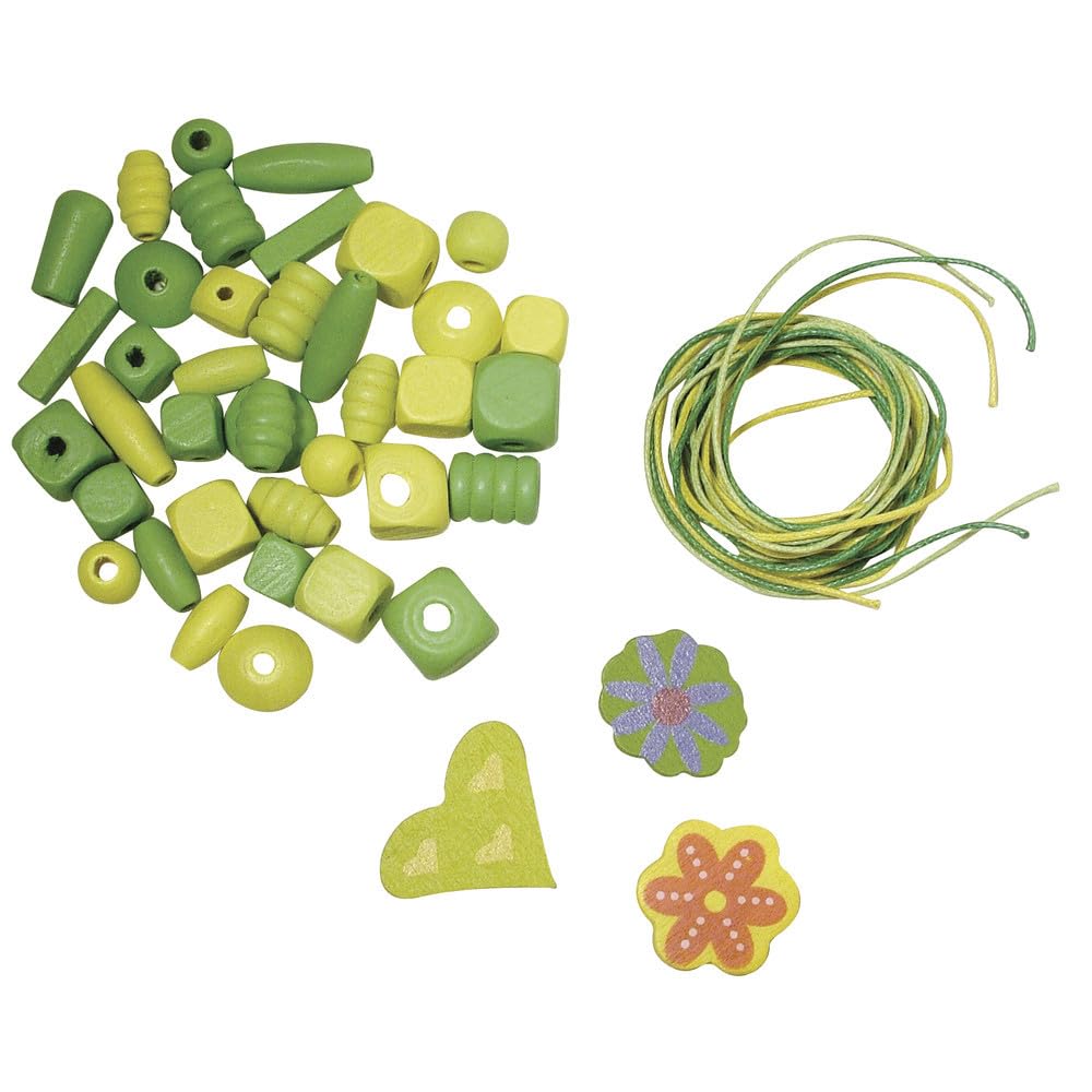 Rayher Wooden Beads Green Cocktail G 50