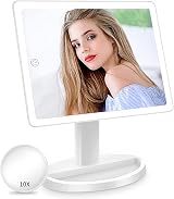 Funtouch Large Lighted Vanity Mirror 88 LEDs 10X Magnification 360° view 8