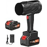 Cordless Leaf Blower, Lightweight Handheld Electric Dust Cleaner Blower with Adjustable Speed, Battery Powered Leaf Blowers for Lawn Care, Patio Cleaning & Blowing Drying with 1 Pack Battery Powered