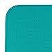 S&T INC. Absorbent, Reversible XL Microfiber Dish Drying Mat for Kitchen, 18 Inch x 24 Inch, Teal