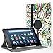 MoKo Case for All-New Fire HD 8 2018/2017/2016-360 Degree Rotating Cover with Auto Wake/Sleep for Amazon Fire HD 8 (8th & 7th & 6th Gen, 2018/2017/2016 Release) 8
