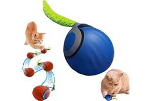 Speedy Tail 2.0 Cat Toy - Interactive Cat Toy for Indoor Cats, Automatic Moving Cat Ball, USB Rechargeable Smart Pet Toys Bal