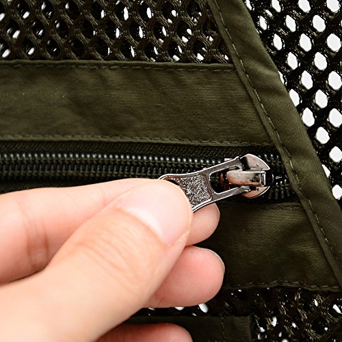 Lightinthebox Gilet De Pêche Multi-poches Respirant En Maille Pour Photographie En Plein Air, Pêche, Chasse, Camping, Voyages Et Sports