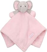 BabyTown Baby Comforter Blanket Pink Elephant 100% Polyester One Size
