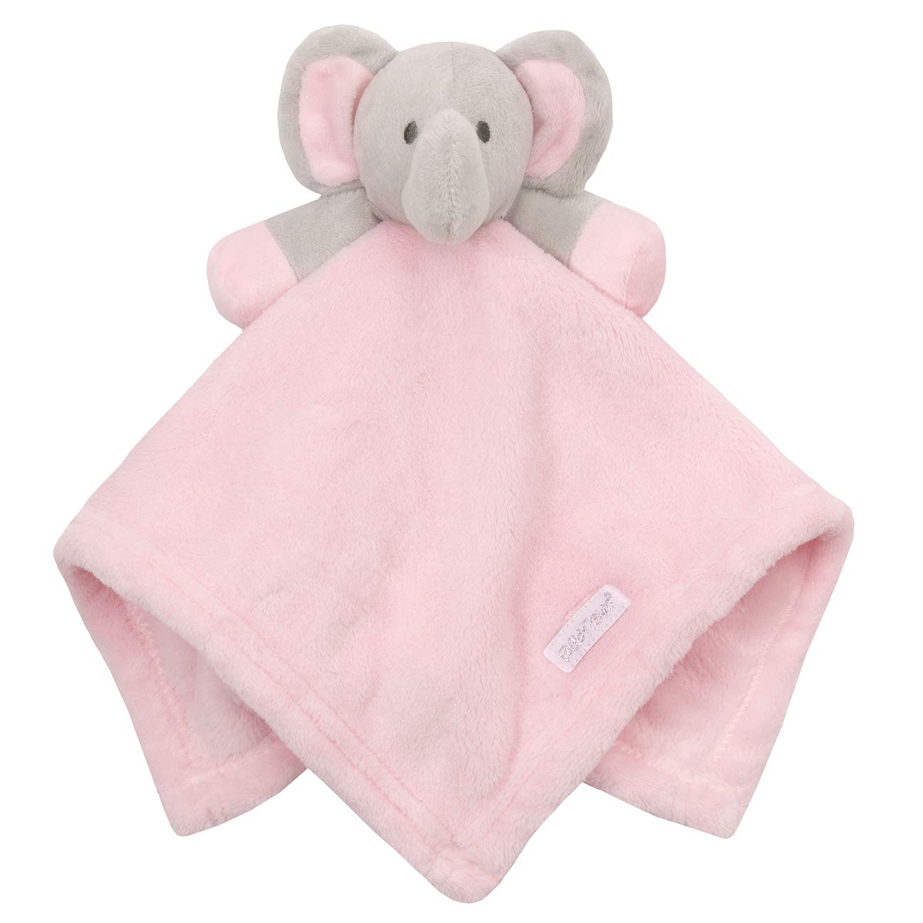 Babytown Baby Boys & Girls Animal Snuggle Comforter Blanket Pink Elephant, One Size โ image 1