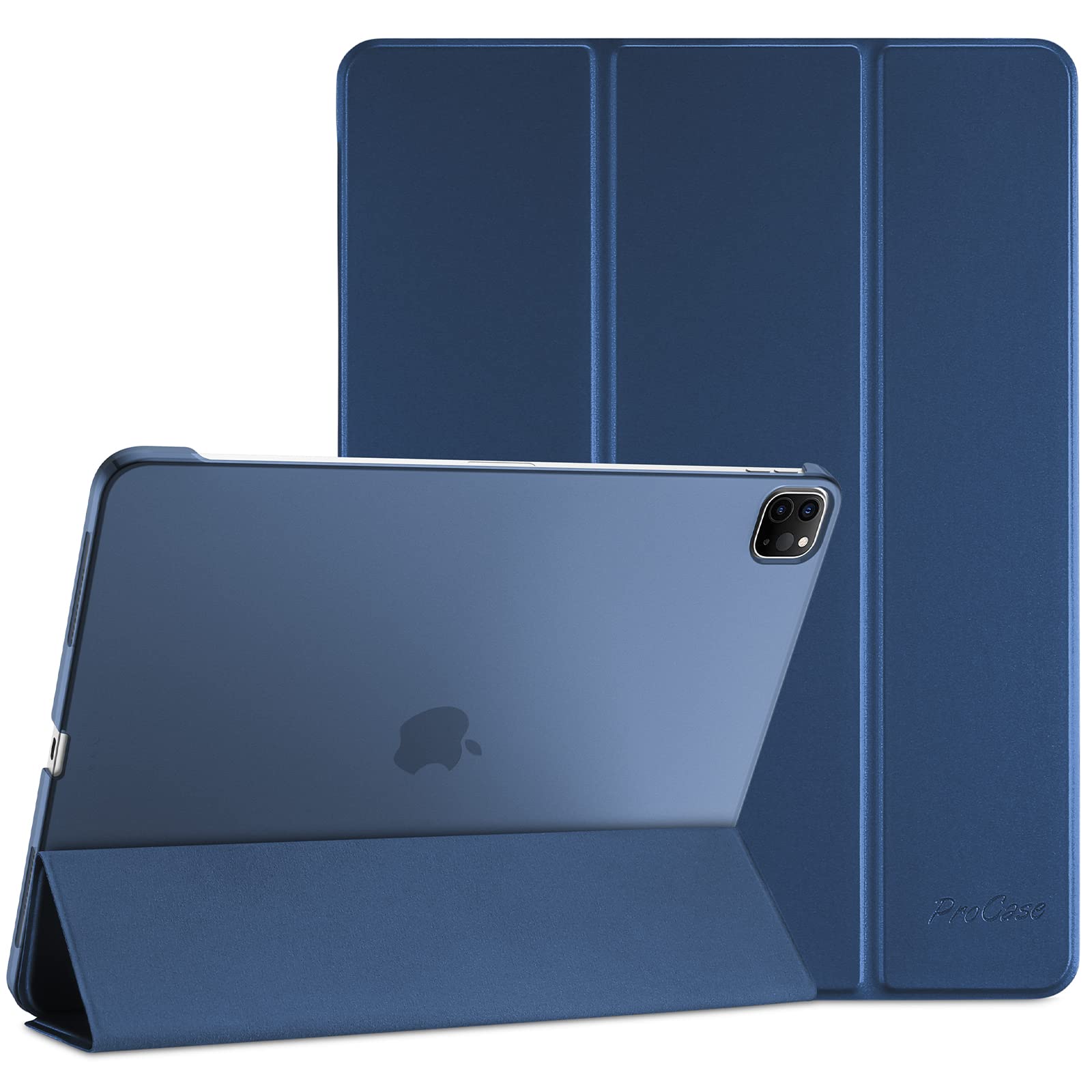 ProCase Smart Case for iPad Pro 11 Inch 2022/2021/2020/2018 (4th /3rd /2nd /1st Generation), Slim Stand Hard Back Shell Cover -Darkblue — image 1