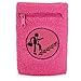 Athletic & Traveling ankle band. Use with Fitbit Flex 2 & other bullet style activity trackers. Store credit cards. For runners & travelers. Sleep band. 2 pack! (Pink, Medium/Large)