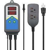 Inkbird Digital Outlet Heat Temperature Controller with Day Night Control for Brewing Aquarium Breeding Reptiles Hatching Heat Mat