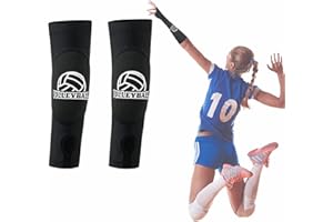 Volleyball Arm Sleeves,Passing Forearm Sleeves with Protection Pad/Thumbhole,Volleyball Padded Sleeves