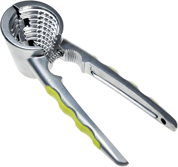 Posa Nut Cracker Tool NonSlip Silicone Handle Metal