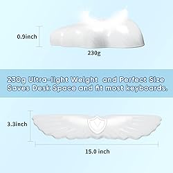 Sushret Angel Wing Cloud Keyboard Wrist Rest, Soft