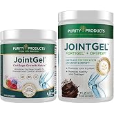 Purity Products Bundle - JointGel (Berry Powder) + JointGel (Super Chocolate Powder) Bioactive Collagen Peptides + MSM - Supports Joint Function and Flexibility While Fortifying Joint Cartilage