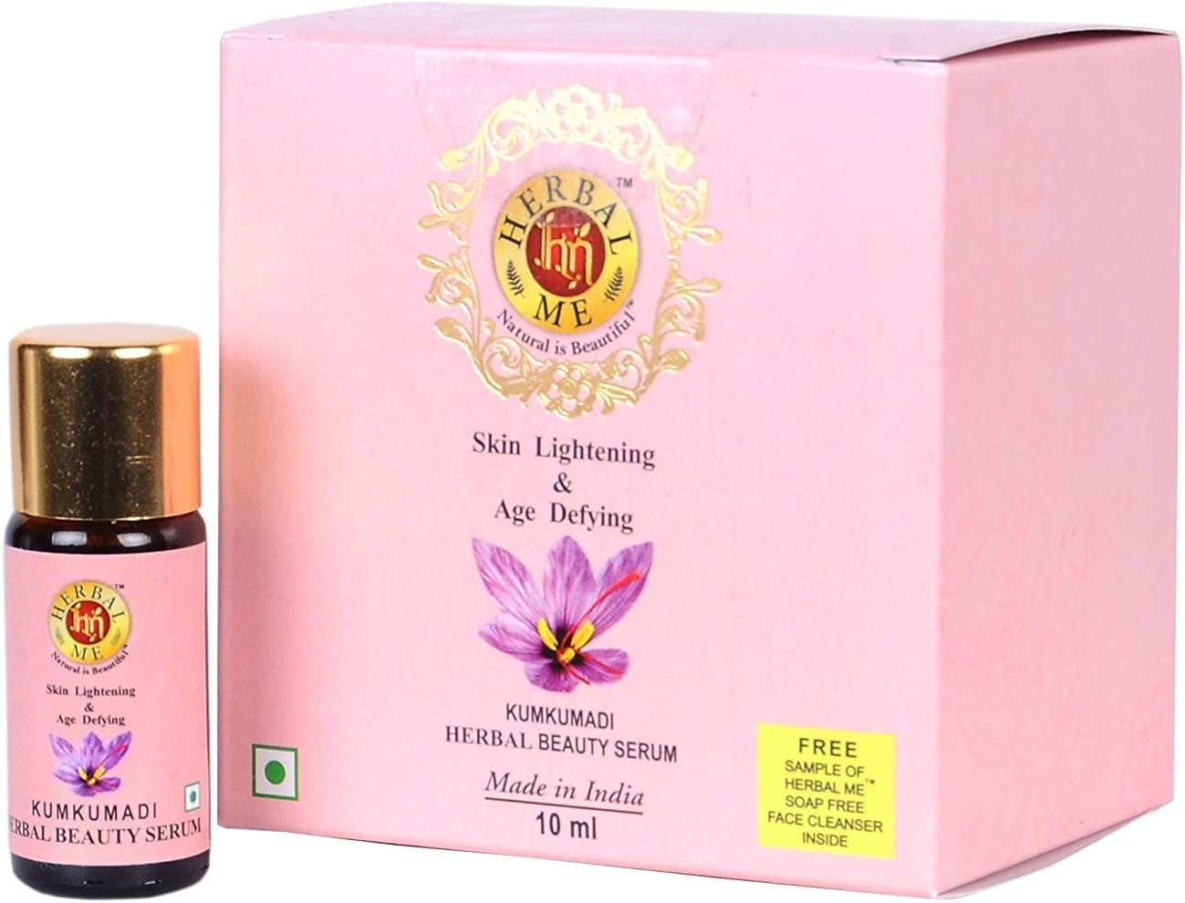 Herbal Me - Kumkumadi Oil & Beauty Serum for Anti Aging and Radiating Skin, Certified 100% Natural,Saffron Enriched Tailum