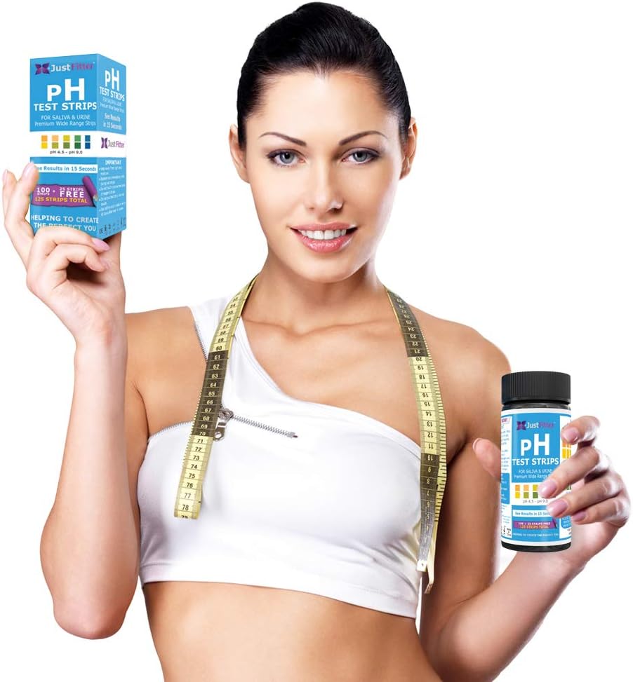 pH Test Strips for Testing Alkaline and Acid Levels in The Body. Track & Monitor Your pH Level Using Saliva and Urine. Get Highly Accurate Results in Seconds. 125 Strips per Bottle (100 + 25 Free) - Image 5