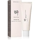 Relief Sun Organic Korean sunscreen SPF50+, PA++++ Riceand Probiotics | Korean Skin Care Solution for All Skin TypesNourishing Skin Protection and UV Def（1PCS)