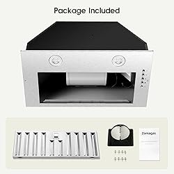 Range Hood Insert 20 Inch, Built-in Kitchen Hood