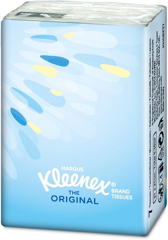 Kleenex Original Handkerchiefs, 12 Count, White, 7 count (Pack of 12) - Image 5