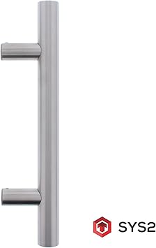 Tonitec Turgriff Stossgriff Haustur Stangengriff Gerade 90 Edelstahl Sys2 Inkl Befestigung Lange 350mm Bohrungen 210mm Amazon De Baumarkt