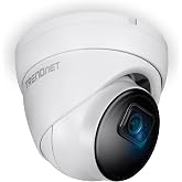 TRENDnet TV-IP1515PI, Indoor/Outdoor 5MP H.265 WDR PoE IR Fixed | Turret Network Camera,IP66 Rated Housing, IR Night Vision up to 30m (98 ft.), Security Surveillance Camera, microSD Card Slot