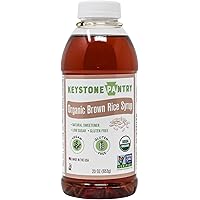 Keystone Pantry Organic Brown Rice Syrup – 23 OZ Bottle – Vegan and Gluten Free – HFC, Corn Syrup Substitute – Syrup for Baki