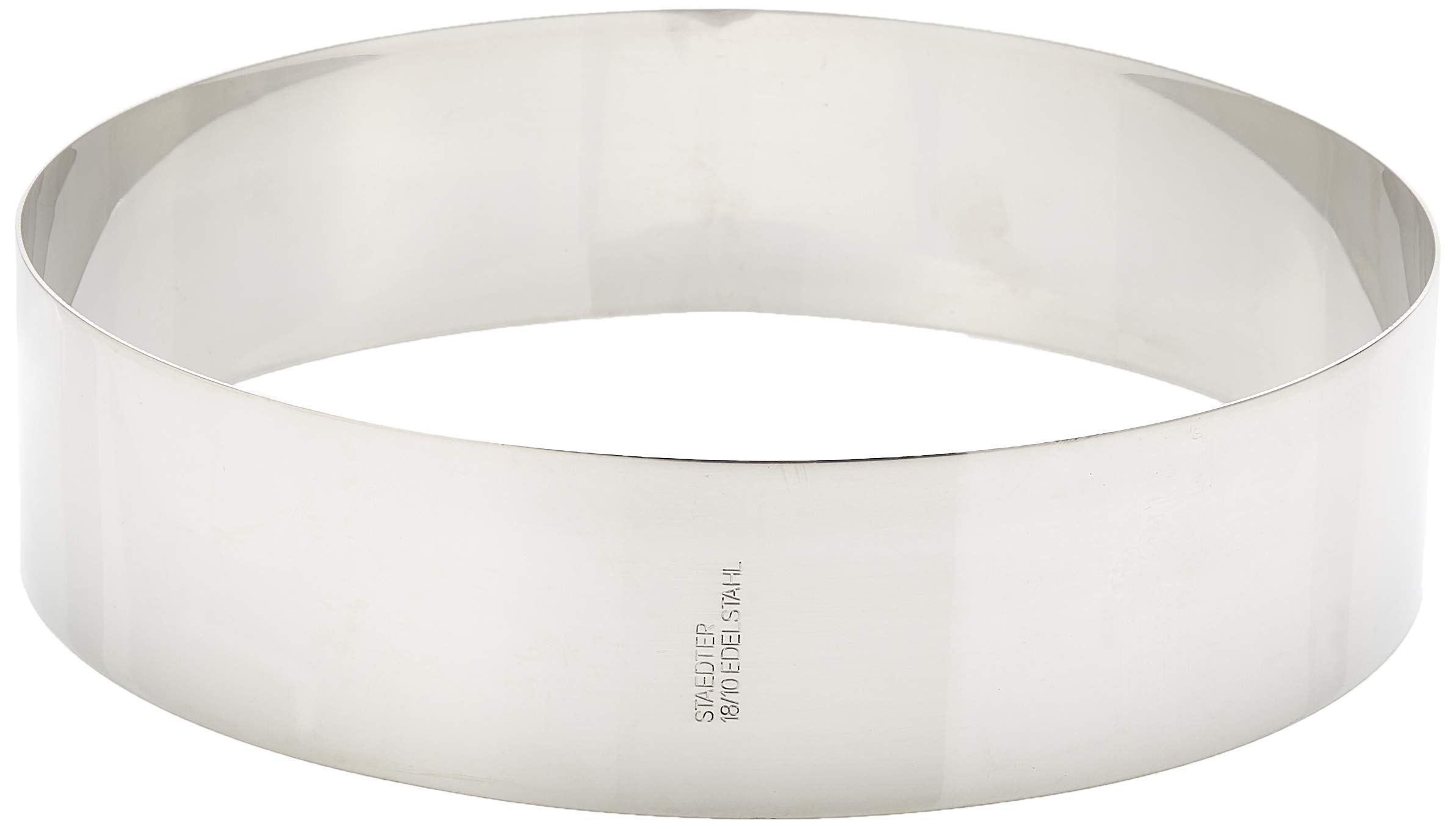 Staedter Round Dessert Ring, Silver, 23 x 5 cm