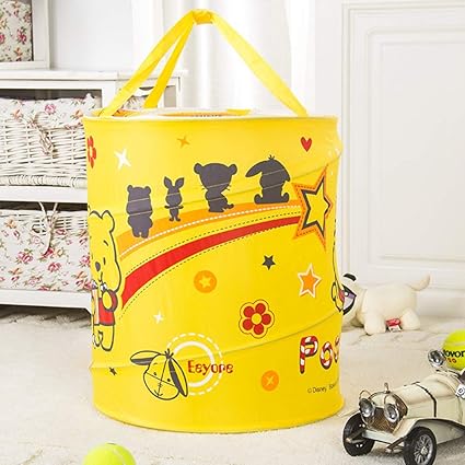 Juguetes Bolsas De Almacenamiento De Lavandería Cesto Plegable De Tela