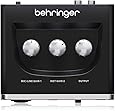 BEHRINGER Audio Interface, 1x XLR/TRS 1x 1/4" 2X RCA USB, Black, 1-Channel (UM2)