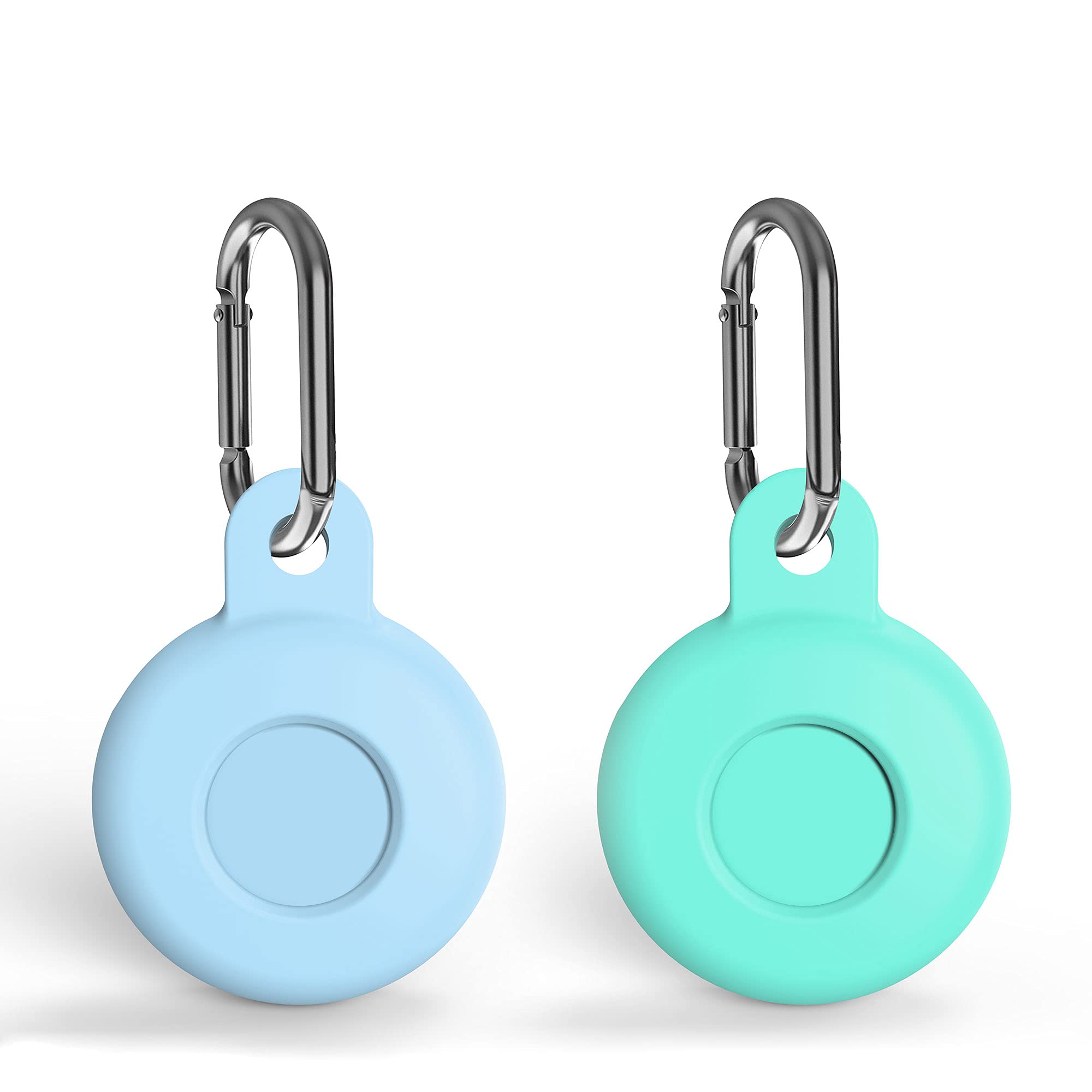 2 x AirTag Compatible Case (Blue + Green)