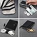 Slim Wallet with Zipper RFID Sleeves Front Pocket Minimalist Wallet Card Holder