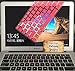 Valawy Silicone Ultrathin Keyboard Cover for MacBook Pro 13-Inch/15-Inch/17-Inch (with or without Retina Display), iMac and MacBook Air 13-Inch, Pink