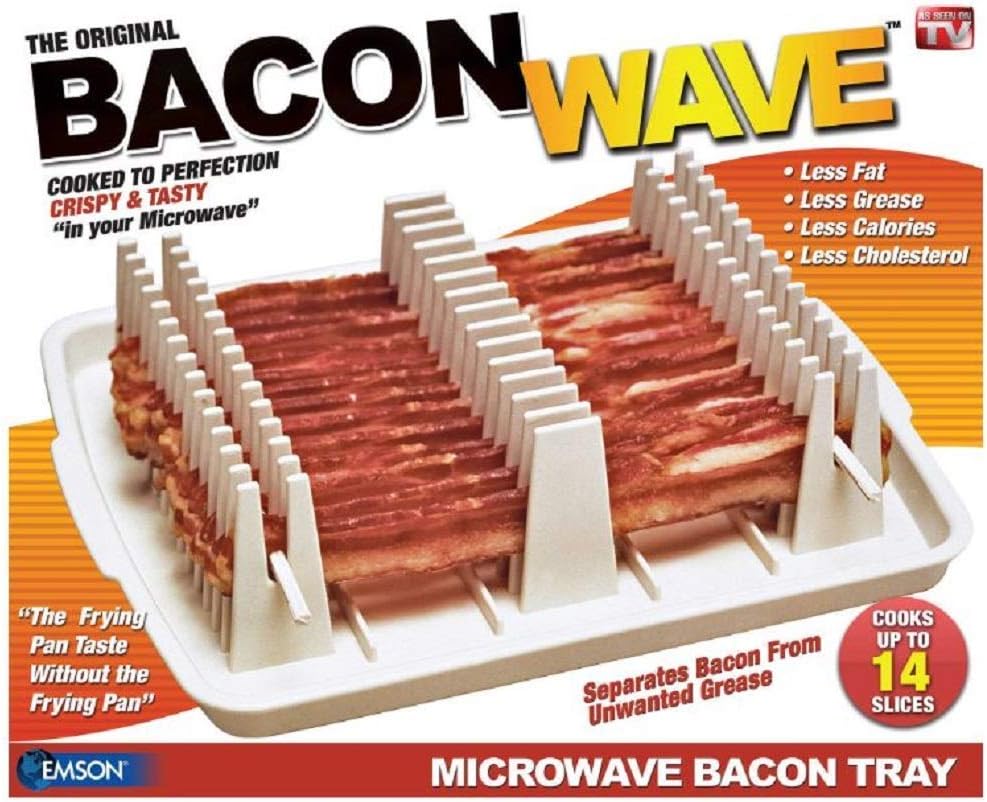 Bacon Wave Microwave Bacon Tray Boxed Kitchen & Dining