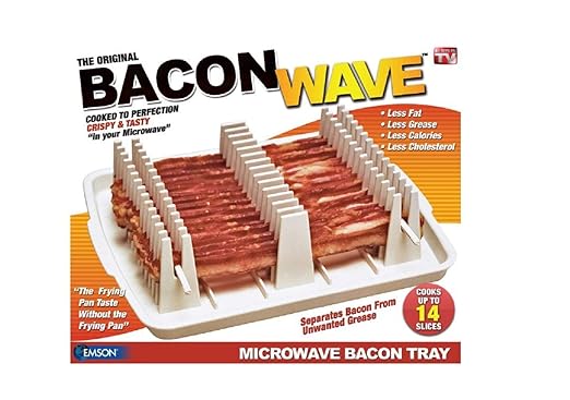 Bacon Wave Microwave Bacon Tray Boxed